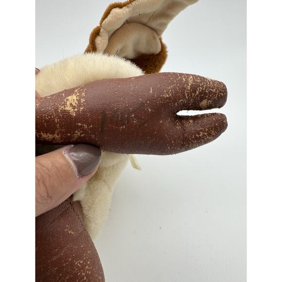 VTG 1990 Disney Store Winnie The Pooh Owl Plush Toy Stuffed Animal 11” Flowers - Picture 8 of 9